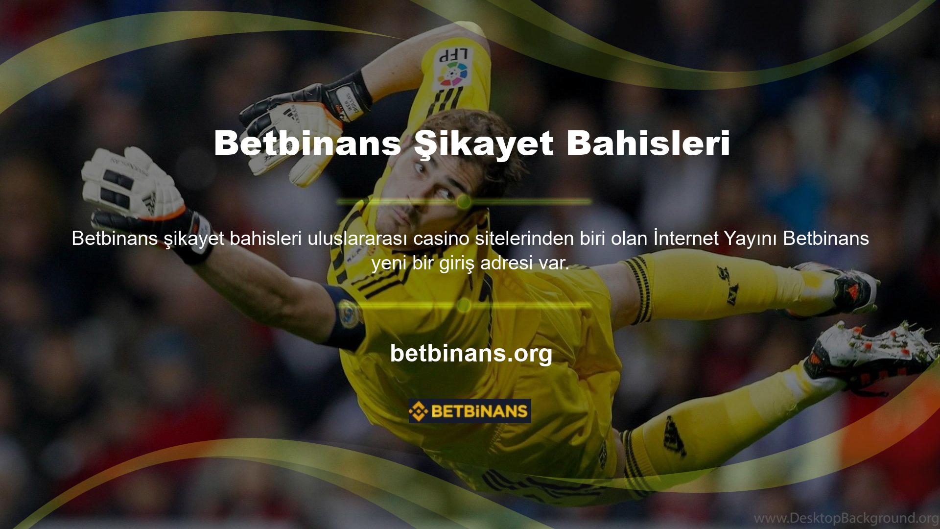 Dünyanın birçok ülkesinde oluşturulan ve lanse edilen online bahis platformları, Betbinans aktif olarak yayın yapmakta ve çok çeşitli bahis ürünleri sunmaktadır