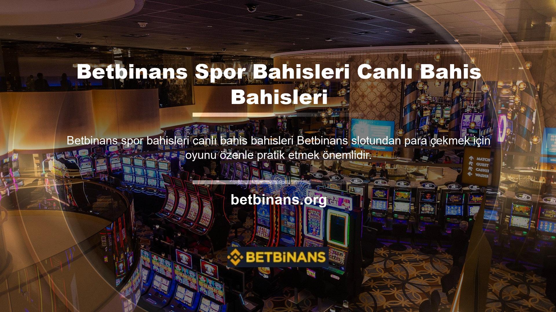 Betbinans spor bahisleri canlı bahis teklifi bunun nedeni nakit spor bahisleri hizmetinin tüm oyunları içerememesidir