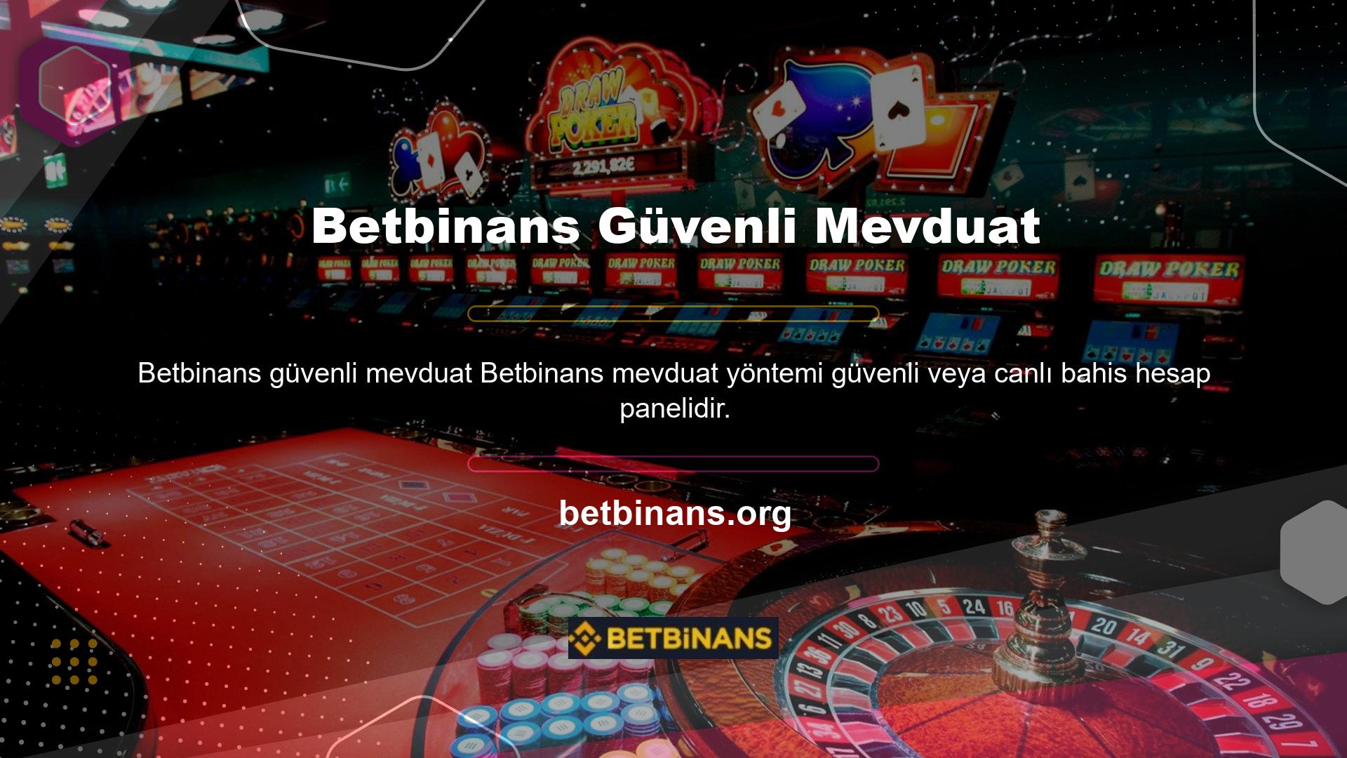 Sitedeki depozitoyu site üzerinden güvenilir bir şekilde yapabilirsiniz