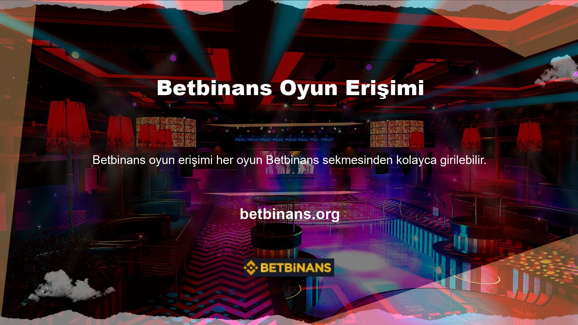 Çeşitli oyun sitelerinde olduğu gibi, Betbinans sitesi belirli koşullar altında belirli koşullar altında yapılabilir